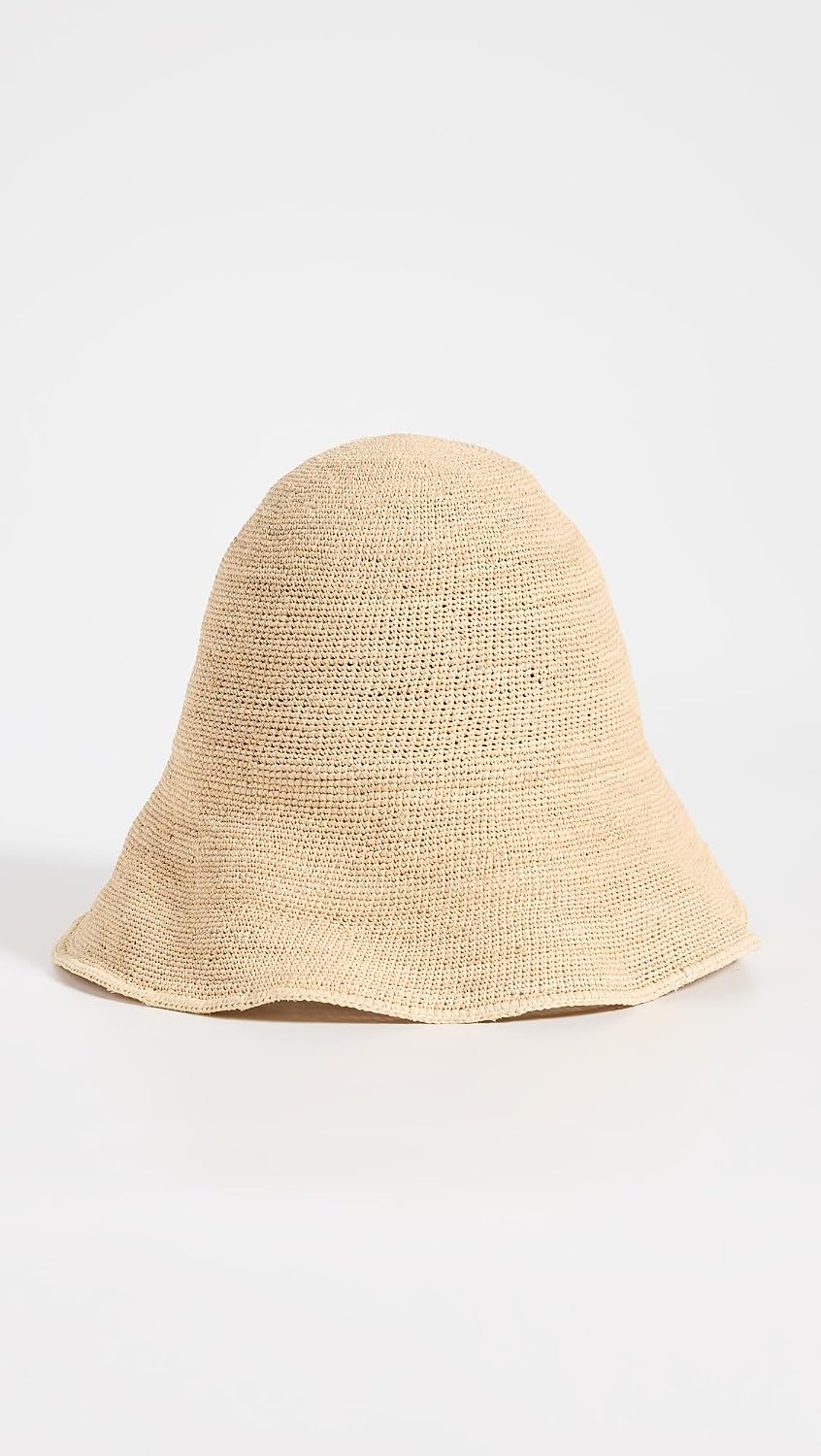 Janessa Leone Women's Teagan Straw Hat Small Natural