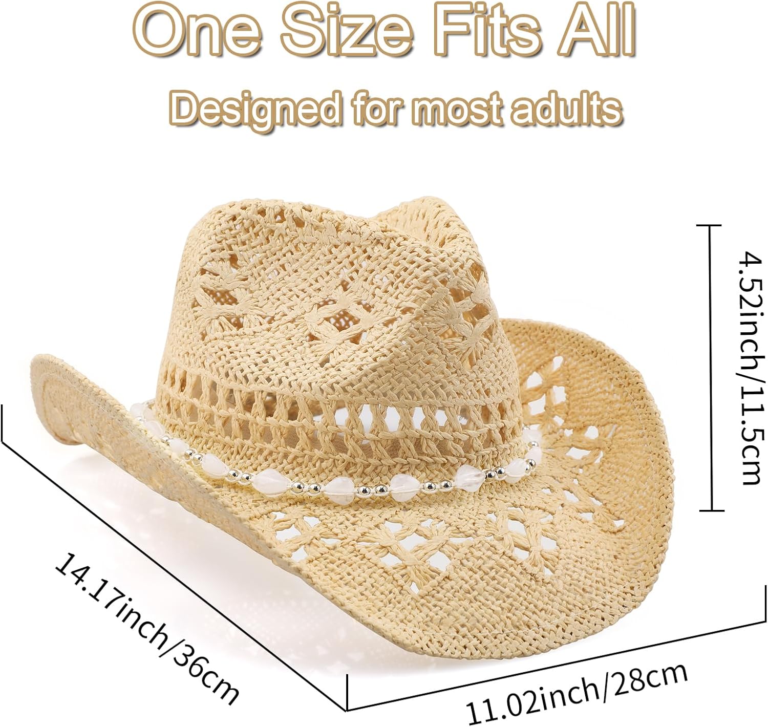 WQWOVRVO Cowboy Hat